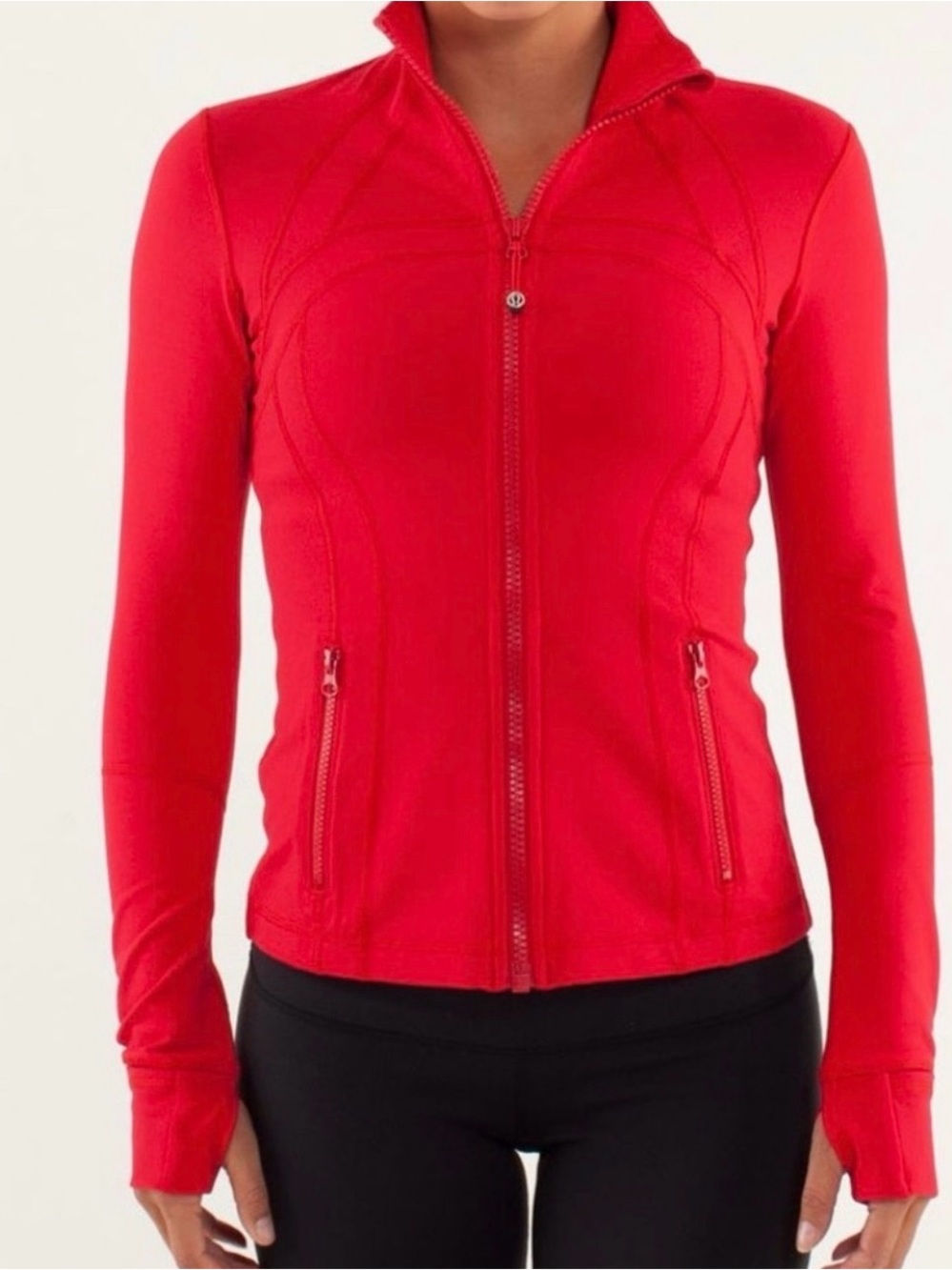lululemon athletica  Define Red Zip-Front Jacket! Mint condition